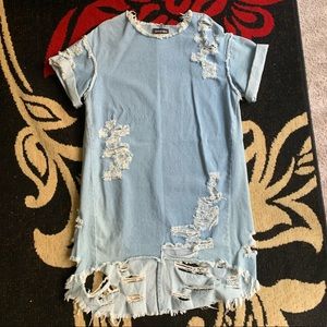 Fashion Nova Jean Dress